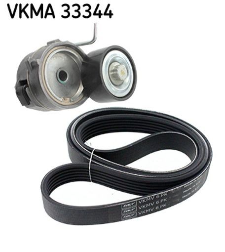 Multi-ribbed V-belt kit VKMA 33344 SKF for PEUGEOT CITROËN DS OPEL TOYOTA FIAT - Image 12