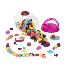 B. Toys 150 Pcs Pop Snap Bead Jewelry Set for Kids Pop Arty DIY