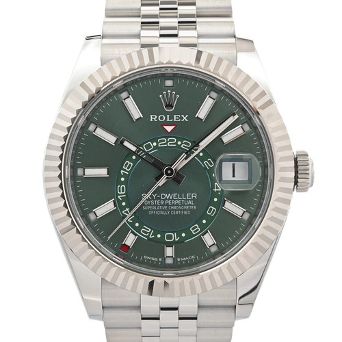 ROLEX Skydweller 336934/J Green Case Size 42mm Men's Used Watc...
