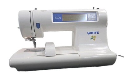White W3300 Sewing Machine Computerized Embroidery 