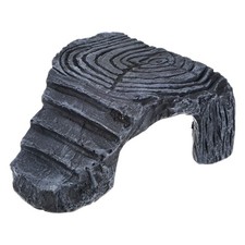 1-Pack Reptile Hide Basking Platform, Resin Aquarium Decoration 5.3"x4.3"x2.2" 