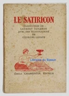 Le Satiricon Pétrone 1941 Ed. num. Illustrations Georges Lepape