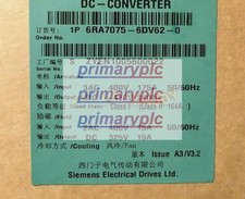 1PCS SIEMENS DC CONVERTER 6RA7075-6DV62-0 6RA70756DV620 NEW