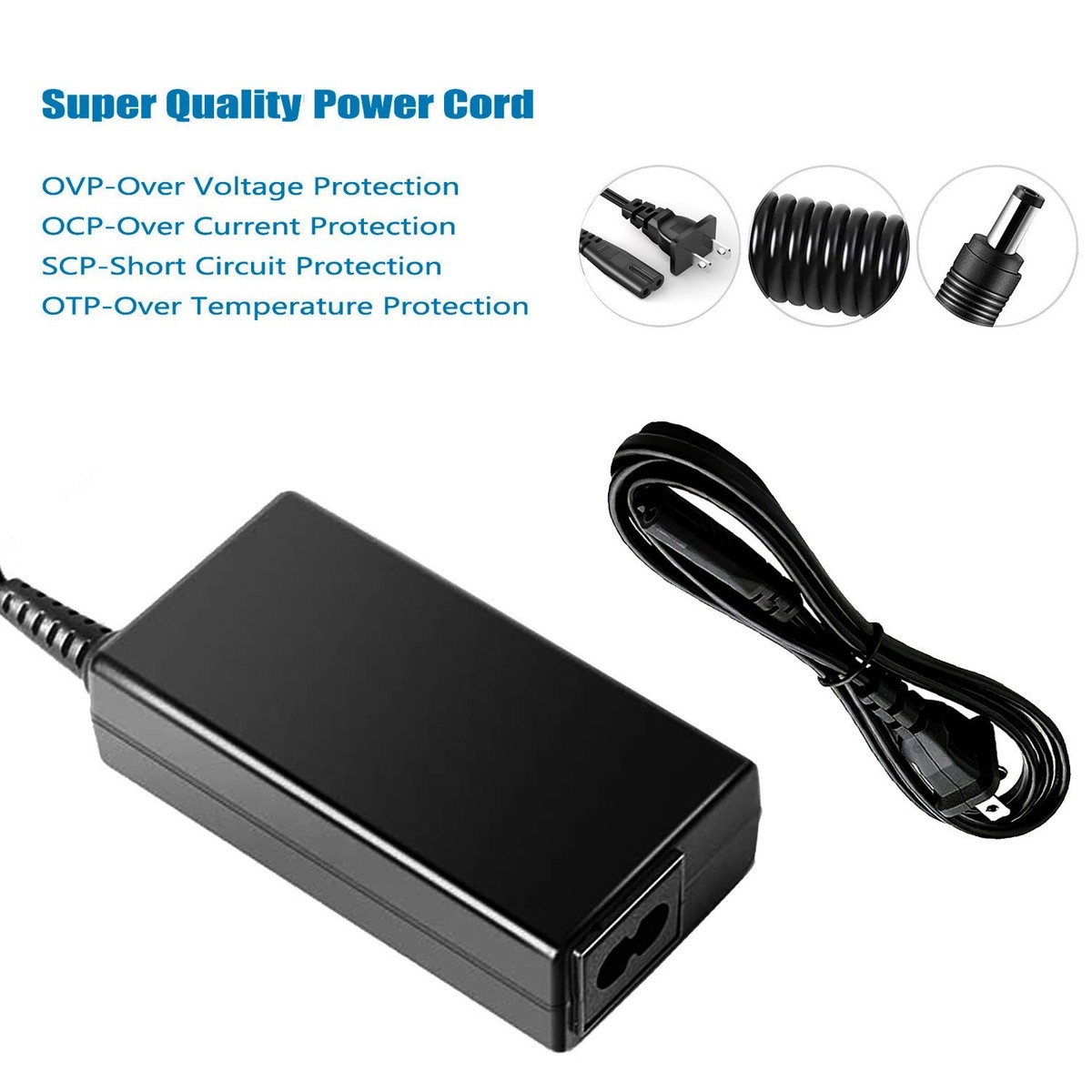 AC-DC Adapter Cord For Phomemo PM-246S Thermal Label Printer Power