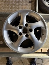 Genuine Porsche 996 18" Turbo Solid Spoke Front Alloy Wheel C4S 99636213601