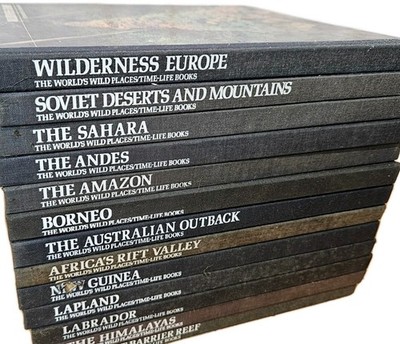 Worlds Wild Places 13 Vol Time-Life Vintage Hardcover Books 1970's Book Set