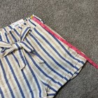 NWT So Goods For Life Women's High Rise Soft Shorts Blue Tan Striped Size Med — photo 8