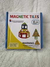 Lot of 70 Magnetic Shapes Building Blocks STEM Educational Toys Tiles
