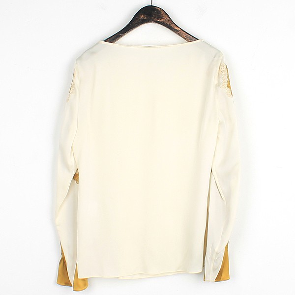 Elie Tahari Ivory Silk Blouse Women