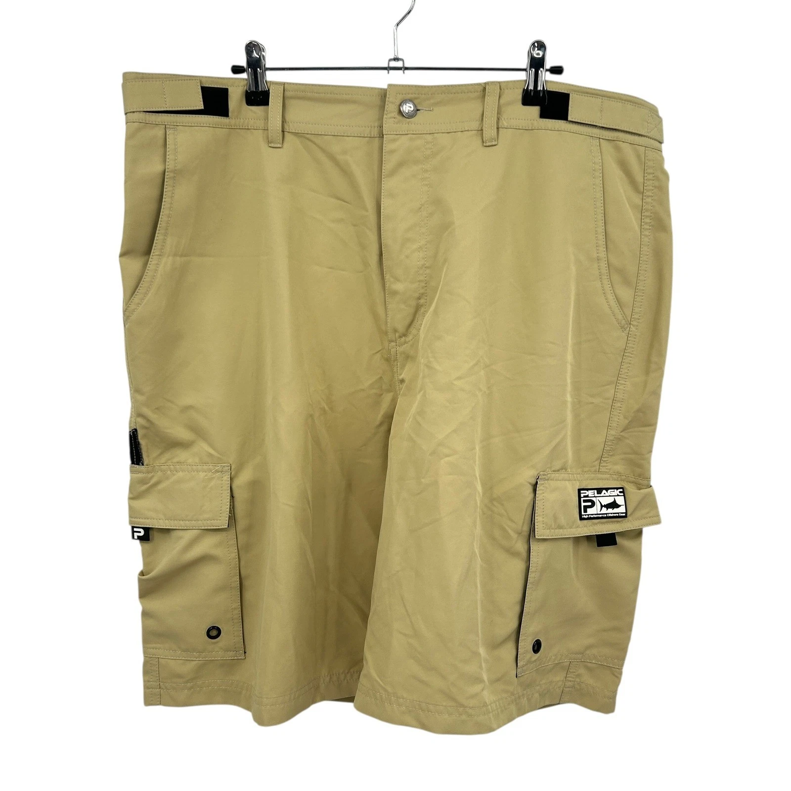 Pelagic Fishing Cargo Shorts 38 Tan Socorro Walk Quick Dry Offshore Utility
Opens in a new window or