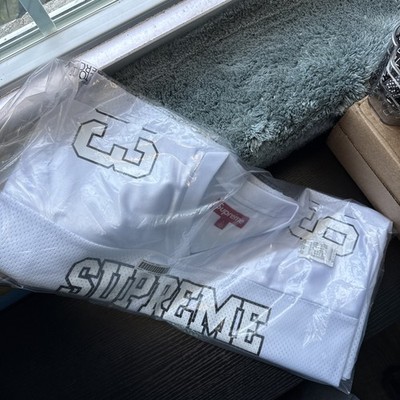 Supreme Bones Football Jersey White Size Large (L) In Hand | eBay