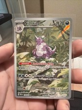 Nidoking Scarlet & Violet 151 Sir Holo Card 174/165 Illustration Rare on eBay
