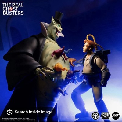 MONDO The Real Ghostbusters Ray Mr Ghash figure set Timed Edition 1:12 scale
