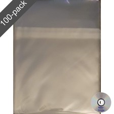 100 CD Maxi-Single Sleeves: Resealable Japanese Wraps: J-card CD Single Covers
