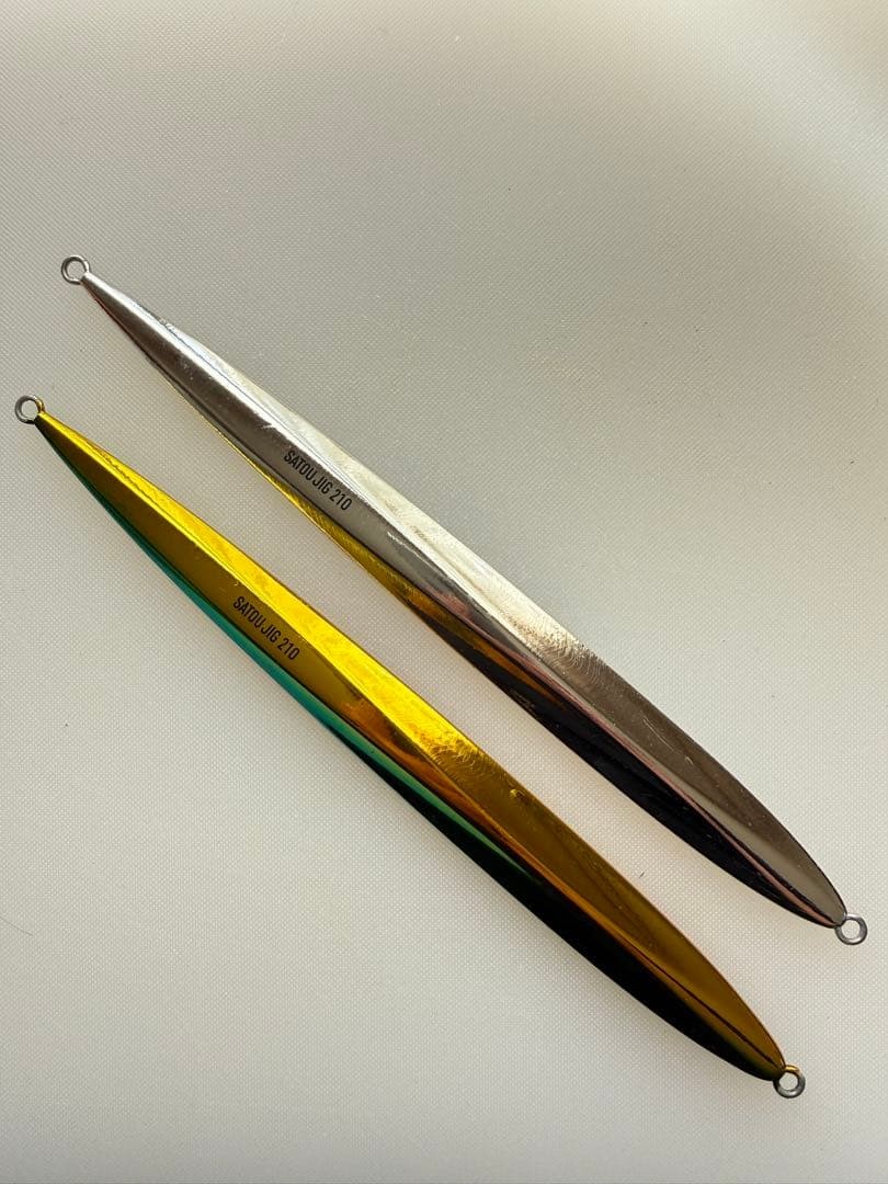 Evergreen Sato Jig 210g Metal Jigging Lure Set, Used, Fishing Equipment - Image 2