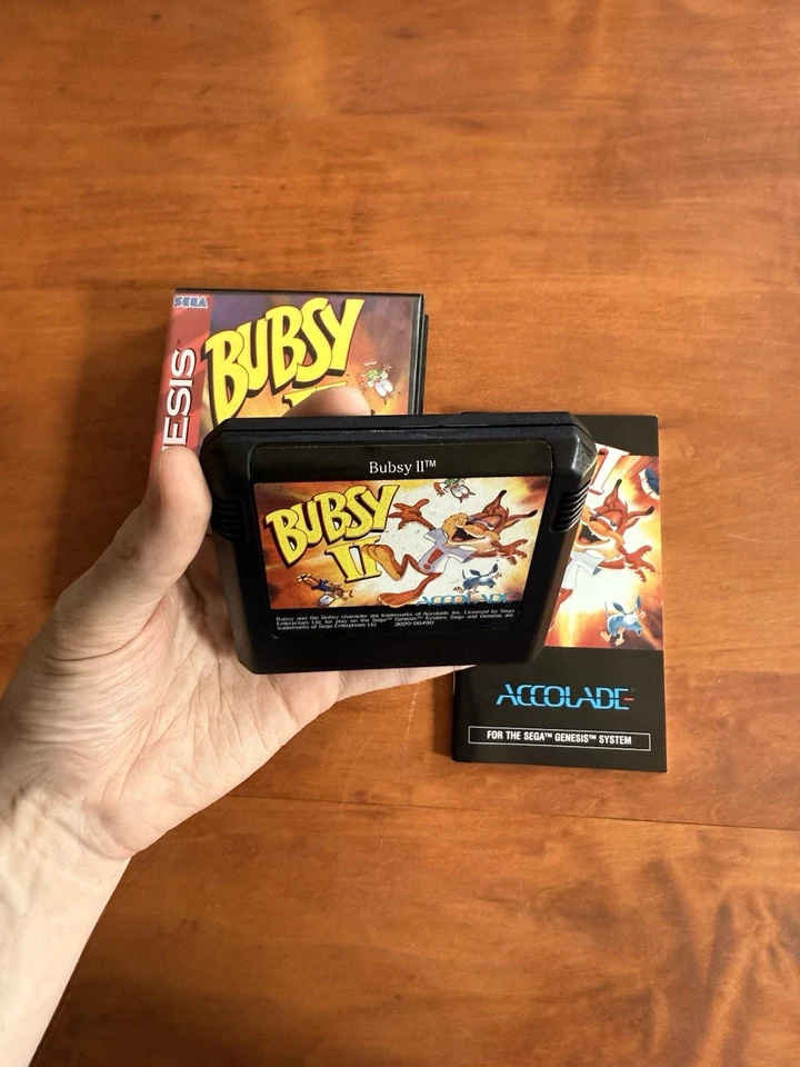 Bubsy II 2 (Sega Genesis) MINT Condition CIB Complete & Tested - Ships Fast - Image 4 of 4