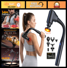 Powerful Massage Gun with Heat Extension Handle - Perfect Birthday Gift