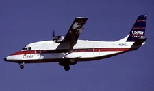 Short 360 S-360-100 USAir Express Desktop Wood Airplane Model Large Scale 1/48