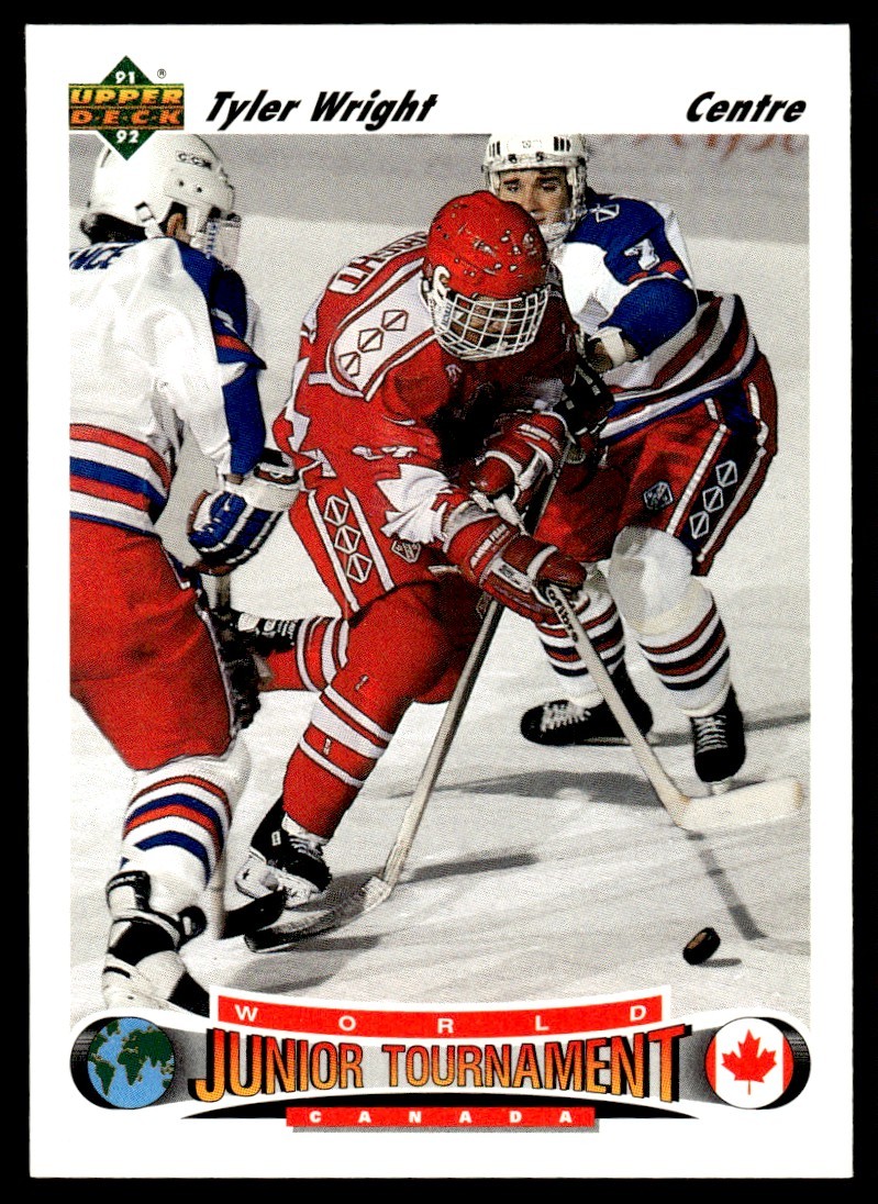1991-92 Upper Deck French Tyler Wright Rookie Canada #686