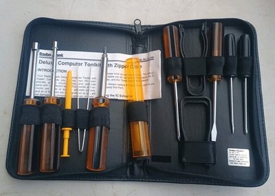 Vintage Radio Shack Deluxe Computer Tool Kit with Manual and Case