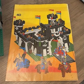 LEGO CASTLE BLACK MONARCH'S CASTLE 6085 VINTAGE 100% COMPLETE W/ MANUAL 