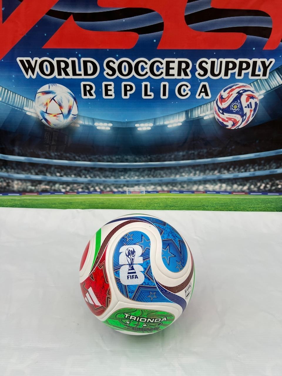 Pack of 4 Trionda & World Cup USA 2025 Pro Soccer Balls – Size 5 Match Football thumbnail 10