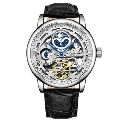Legacy Black/Leather/Silver Dial/Silver Case 3917.1 | Silver Dial Wristwatch 391