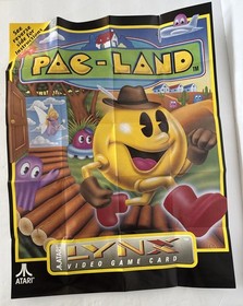 Pac-Land Atari Lynx Complete in Original Box with Instructions Vintage 1984