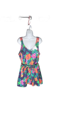 Maxine of Hollywood Women's Plus Size 22W Floral Tropical Print Swim Dress One