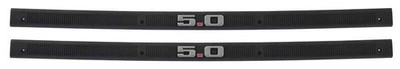 1979-93 Ford Mustang; Door Sill Plates; 5.0; Black