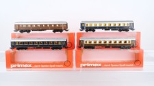Primex H0 Konvolut Personenwagen "Pullman" Speisewagen 2 Schlafwagen C.I.W.L