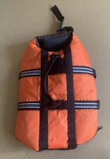 The Sharper Image Life Vest Preserver Dog Size Small Orange