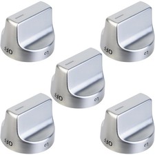 5 Pack W11239985 W10850015 Range Gas Control Knobs WFG550S0HZ0 WFG525S0JV0
