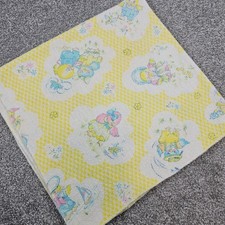 VTG Beacon Baby Blanket Sailor Duck Pink Yellow Chicks USA 26" x 27"
