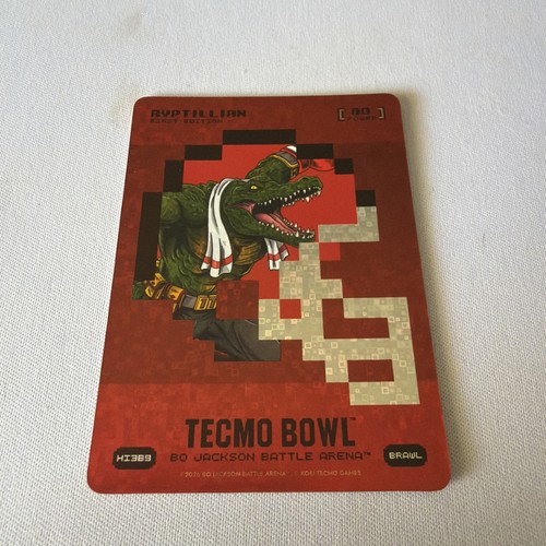 2026 Tecmo Battle Arena RYPTILLIAN Helmet Icon #HI389 First Edition Brawl SP