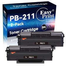 2 Pack Pantum PB-211 Toner Black - P2500W P2502W M6550NW M6600NW M6552NW M6602NW