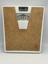 Vintage MCM DETECTO SCALE Body Scale Bathroom Scale Cork Top USA 1960s