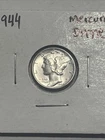 1944-P Philadelphia Mercury Winged Head Liberty Dime, US 10c Silver Coin UNC BU