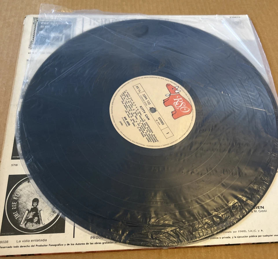 BEE GEES KITTY CAN~RARE NM- 1973 RSO ARGENTINA COMPILATION LP - Image 3 of 3