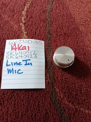   AKAI SK640912 SK640923 LINE-IN MIC KNOB SET GX-270D-SS STEREO REEL TO REEL