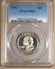 1956 PROOF WASHINGTON QUARTER PCGS PR69 909668