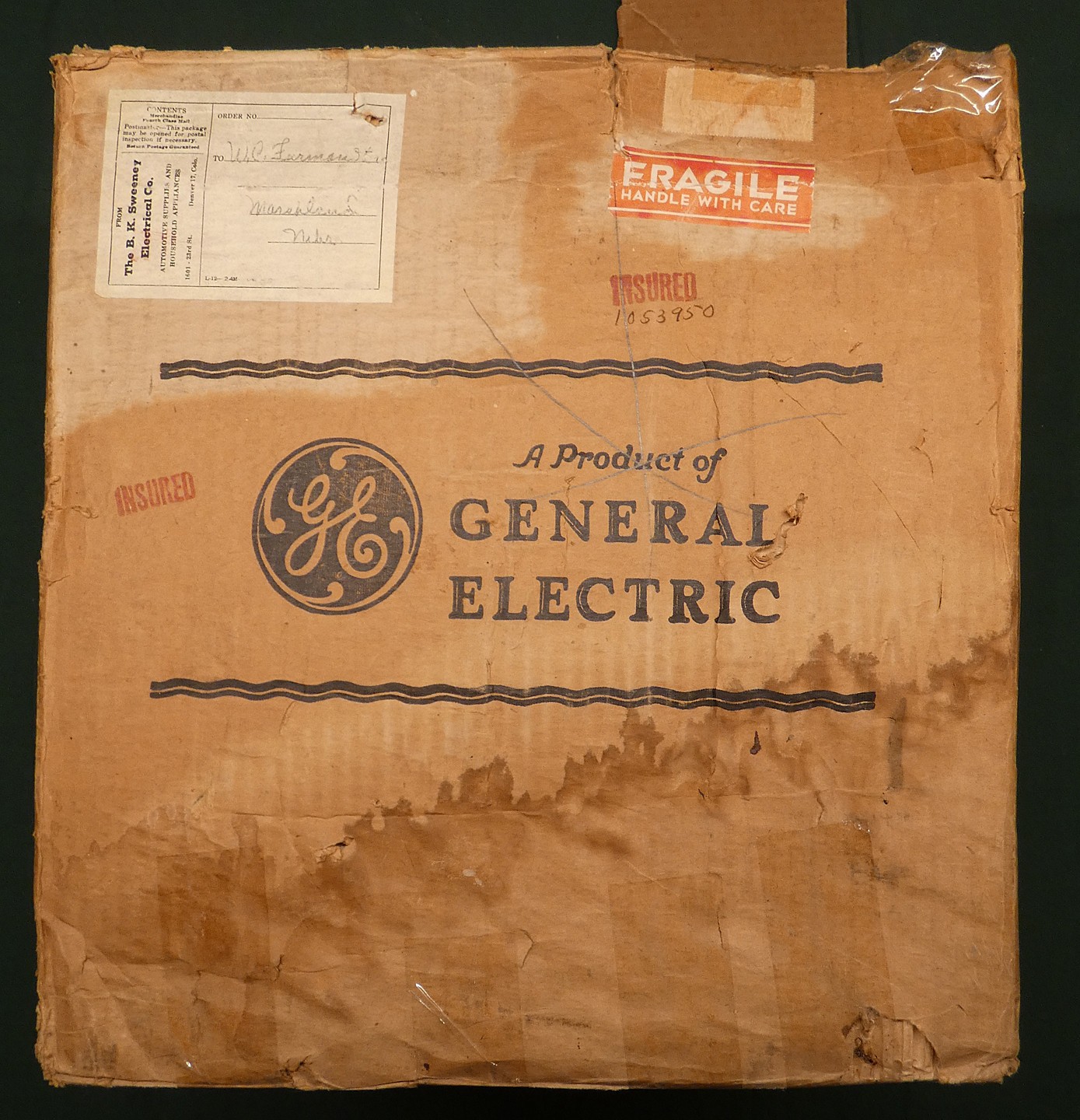 1950 GENERAL ELECTRIC SALESMAN SAMPLE -APPLIANSET-MINIATURE DESIGN-A-KITCHEN SET