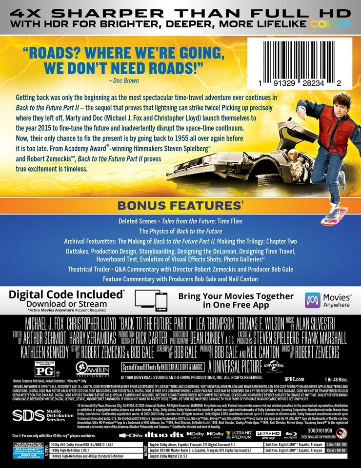 Back to the Future Part II - Limited Edition 40th Anniversary S (4K UHD Blu-ray) - Image 4 of 4