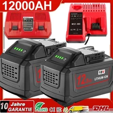 12.0Ah For Milwaukee for M18 Lithium 18V Extended Capacity Battery 48-11-1860