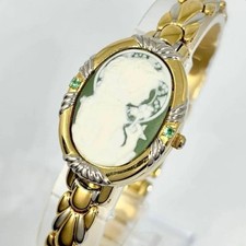 Mucha La Primevere 1899 Cameo Women’s Quartz Watch 23mm Black Used