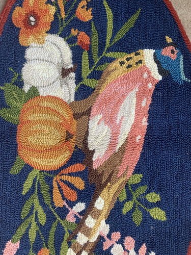 Plow & Hearth 2 X 3 Pheasant Rug New - Picture 2 of 3