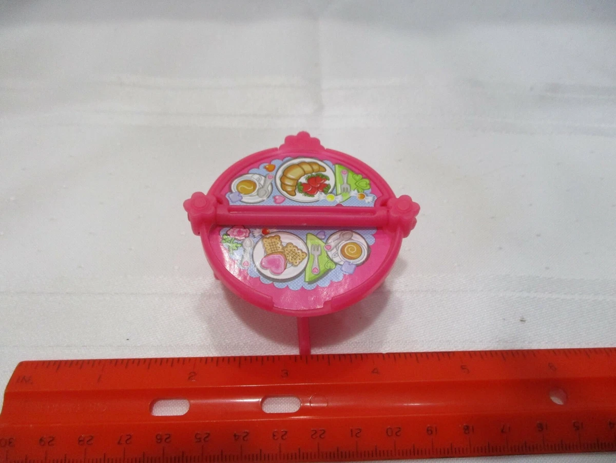 Fisher Price Little People part pink table treats dessert furniture kitchen toy