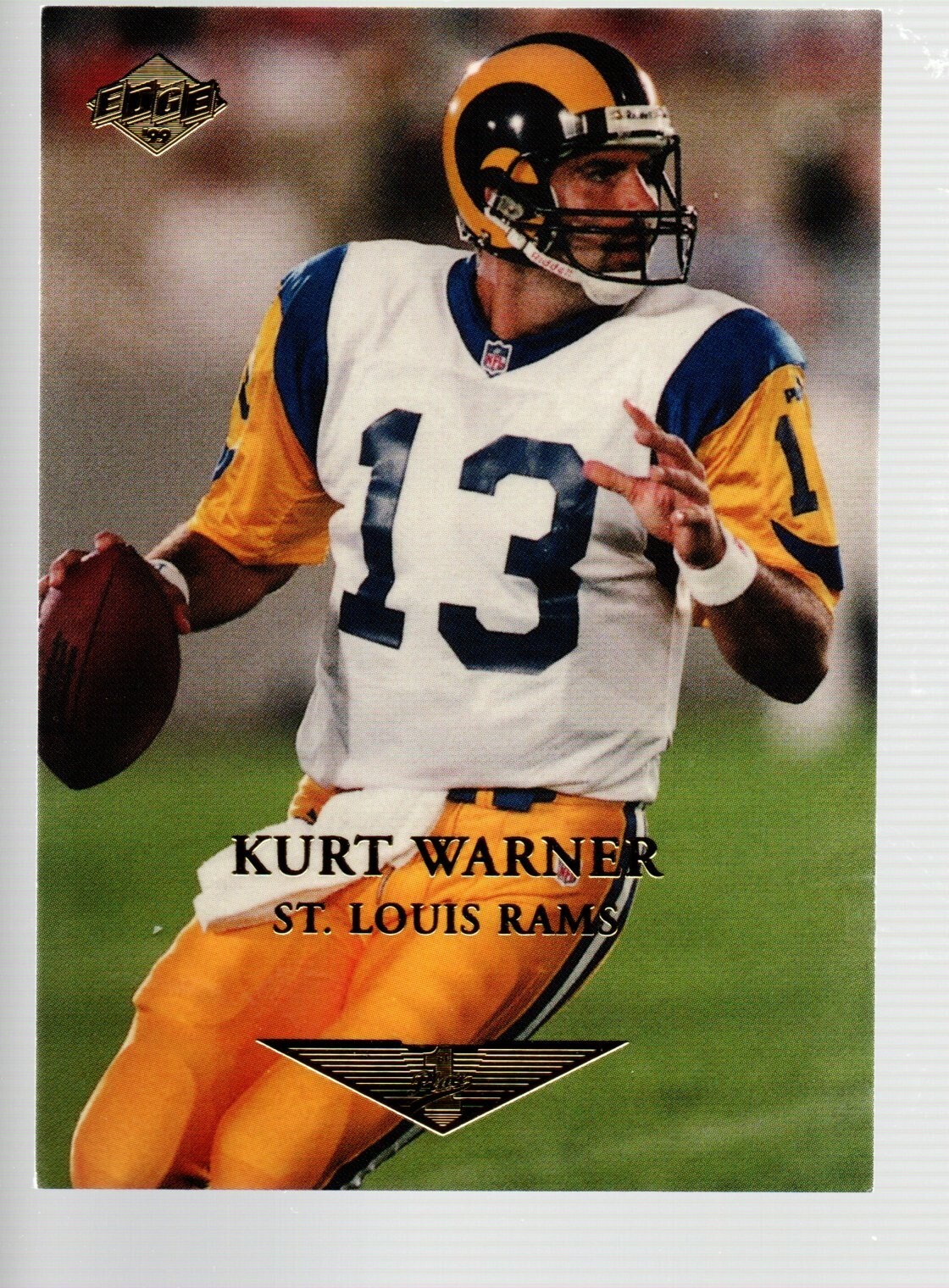 1999 Collector's Edge First Place #201PS Kurt Warner Promo Silver