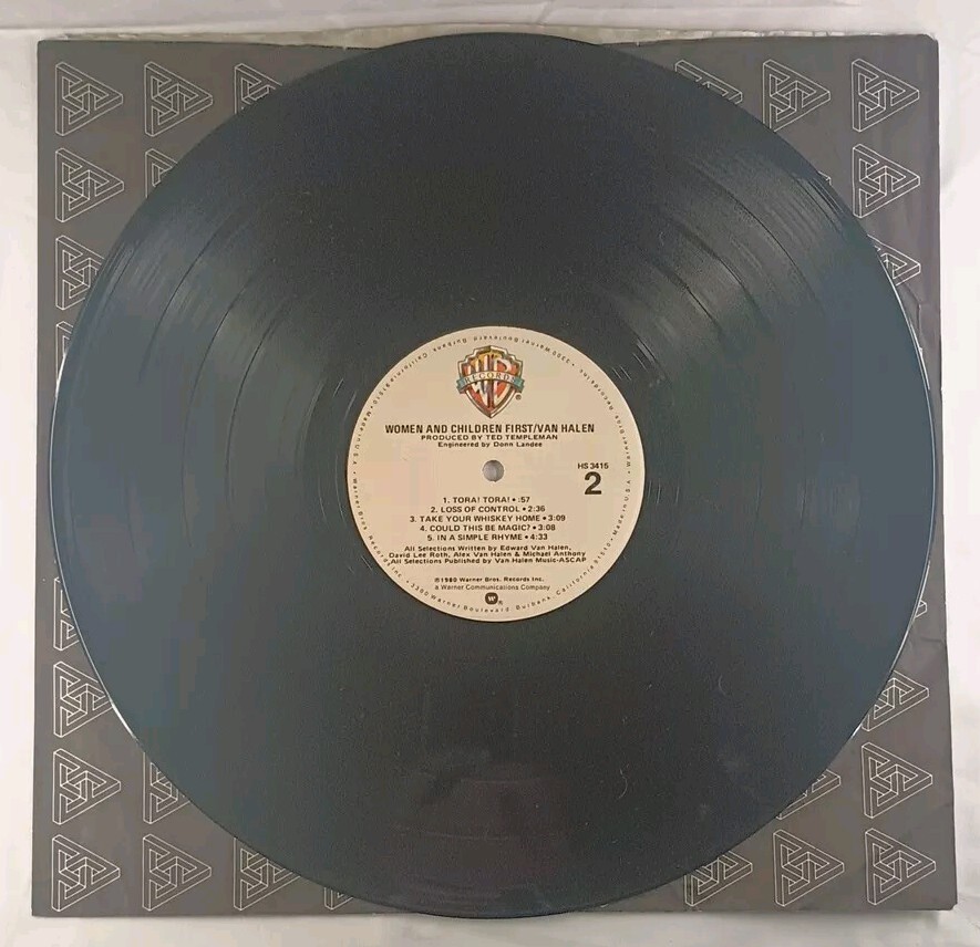 Van Halen Women And Children First 12” Vinyl 1980 Warner Bros HS 3415 LP EX  thumbnail 8