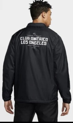Nike Men's Club America Soccer Coaches Reversible Jacket DC2173-010 Size M
